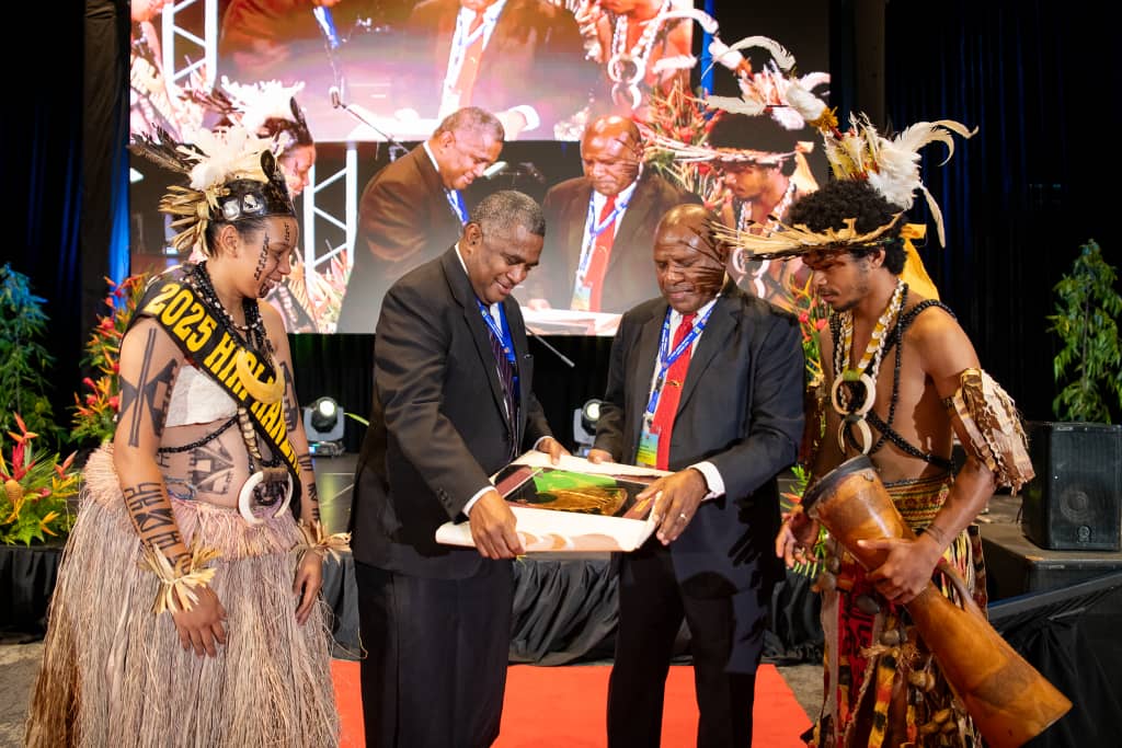 PILON handover ceremony with traditional cultural elements